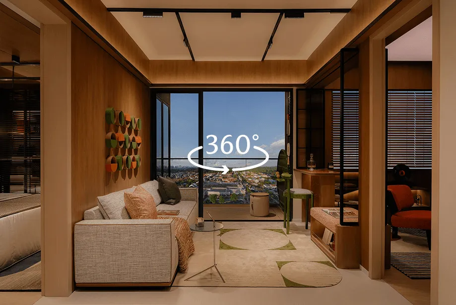 2-bedroom Premium + Study interior, Type BPS1