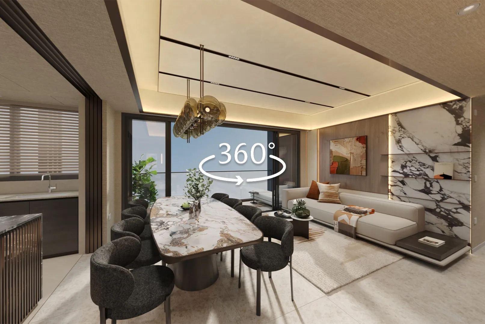 4-bedroom Premium + Study interior, Type DPS1 (L)